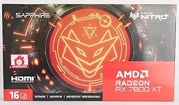 グラフィックボード・グラボ・ビデオカード AMD SAPPHIRE RADEON RX7800XT nitro+ SAPPHIRE NITRO+ AMD Radeon RX 7800 XT 16GB GDDR6 Graphics